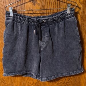 chubbies men’s  Washed Black Athletic Drawstring Shorts